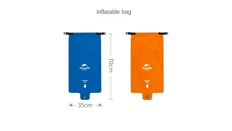 Colchão de ar Cama de ar Esteira de Acampamento Almofada de Dormir Ultraleve ao ar Mat com Pillow Naturehike Livre Moistureproof Camping Almofada Inflável 37 Esporte e Lazer