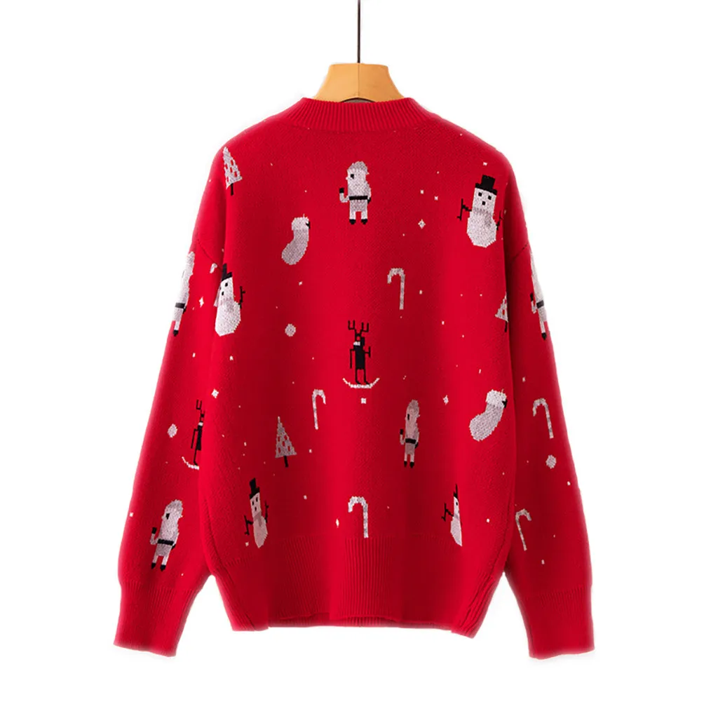 Пальто женский свитер женская зимняя Водолазка женская Рождественская мода длинный рукав топы трикотажная блузка рубашка свитер h4
