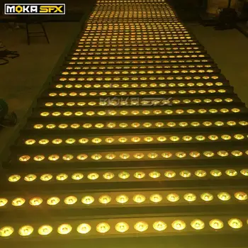 

4pcs/lot Wall Washing Lighting 18x18W LED Light Bar RGBWAUV 6in1 Disco Light Outdoor LED Wash Wall Light for Party Dj Club