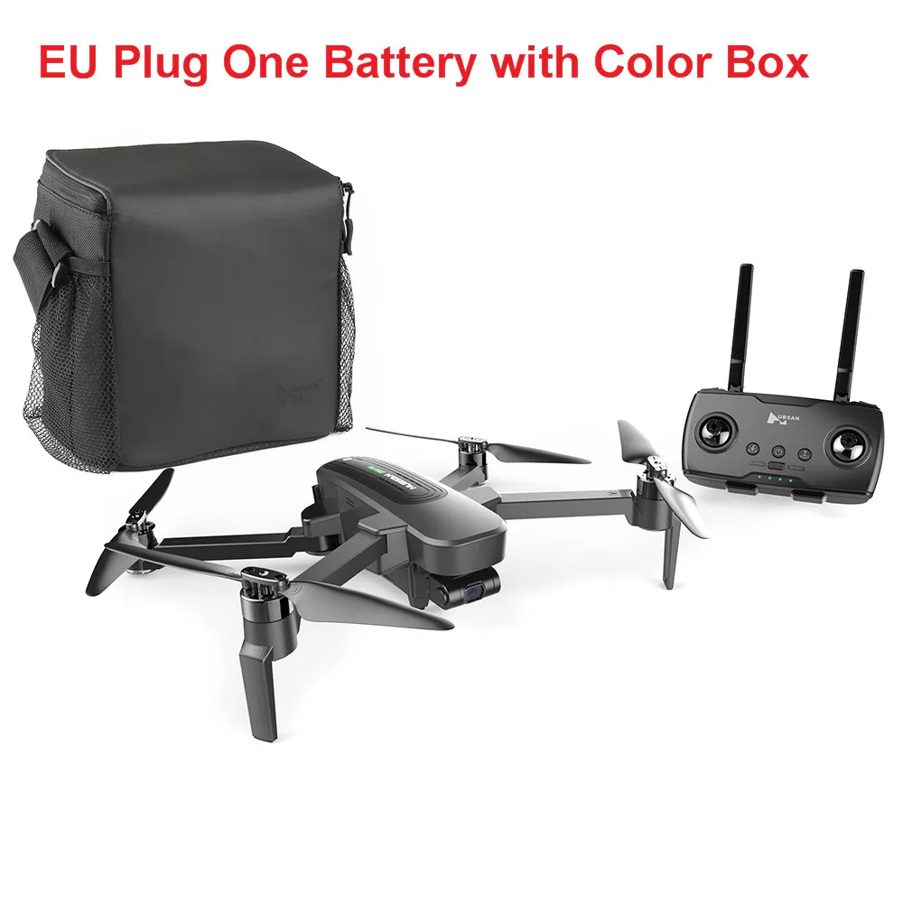 Hubsan Zino Pro Дрон Квадрокоптер с дистанционным управлением gps 5G Wi-Fi 4 км с видом от первого лица в формате 4K UHD, Камера 3-осевой карданный бесщеточный мотор складной Дрон RC вертолета - Цвет: EU Plug One battery