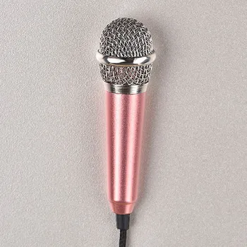 

Mini Karaoke condenser microphone mobile phone computer 3.5 dual channel plug stretch audio cable and micro tube integrated #10