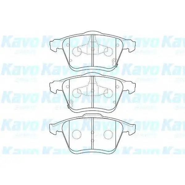 Колодки дисковые передние\ Mazda 6 GG/GY 2.3 02 MK KASHIYAMA D3