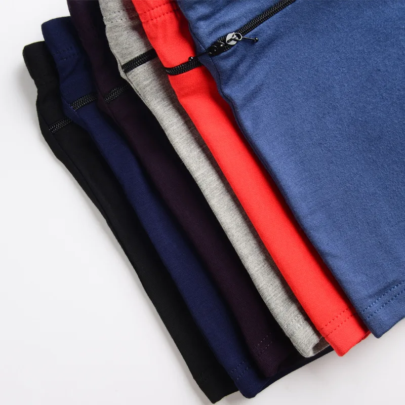 rygai Anti-theft Zipper Pockets Mid-rise Seamless Elastic Men Panties  U-Bump Male Shorts Briefs Daily Wear,Blue L 