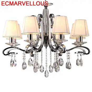 

Vintage Lustre E Pendente Para Sala De Jantar Lighting Crystal Suspension Luminaire Hanging Lamp Luminaria Loft Pendant Light