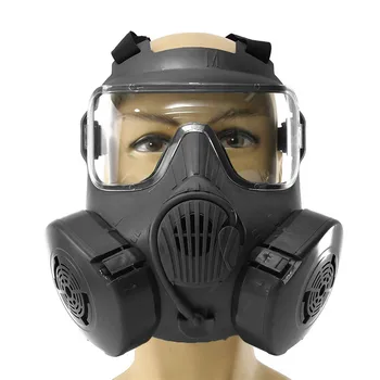 

Face Mask Anti Dust Pollution Filter Respirator Gas Mask With Dual Breathing Valve+Safety Protective Glasses For Painting Spray