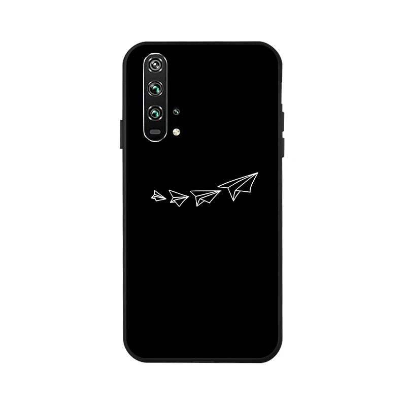 Ojeleye чехол для huawei Honor 20 Pro, Модный черный силиконовый чехол для Honor 9X Pro 10 Lite 8X 8A, задняя крышка - Цвет: x082