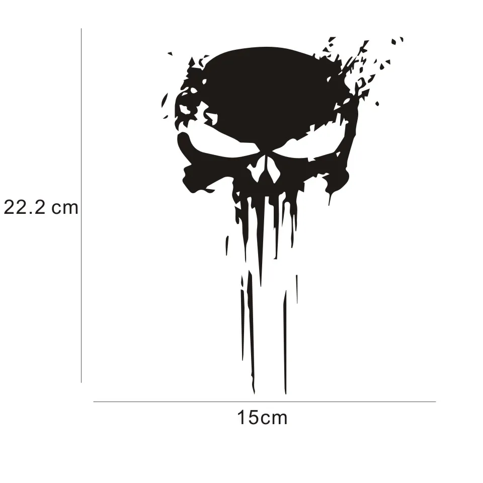 Punisher Skull Sticker