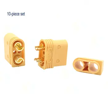 

10 Pairs XT90 Plug Battery Connector Set High current Male Female Gold Plated Banana Plug for RC Model Parts