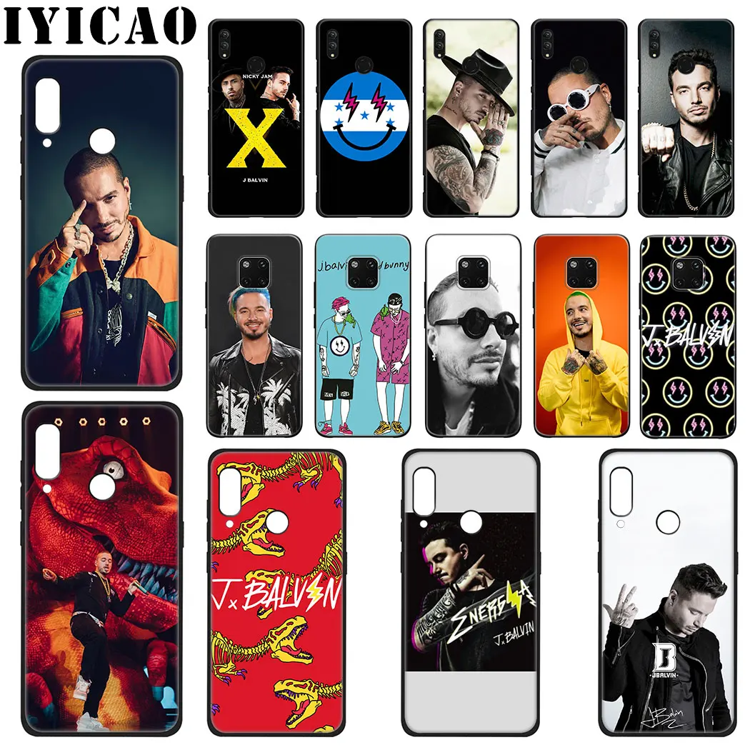 Singer J Balvin Soft Silicone Case for Huawei Mate 30 Pro Lite Y9 Prime P9 P8 Cover |