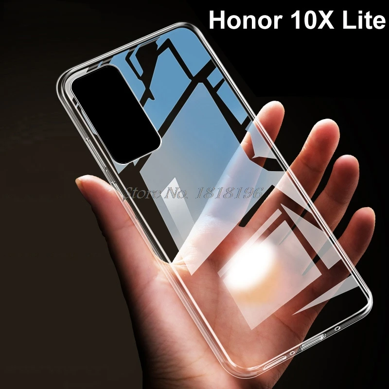 Funda protectora trasera para Huawei Honor 10X Lite 9A 9C 9S P40 Lite E, Funda de silicona