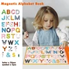 Baby Montessori Wooden Education Fridge Magnet 26 Alphabet Toys Learn Letter Matching Puzzle Magnetic Alphabet Book Toys For Kid 2