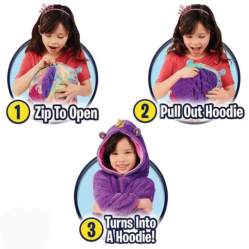 New Children's Pajamas Solid Color Thickening Plus Velvet Warm Home Children's Clothing Storage Warm Clothing Pet Shape