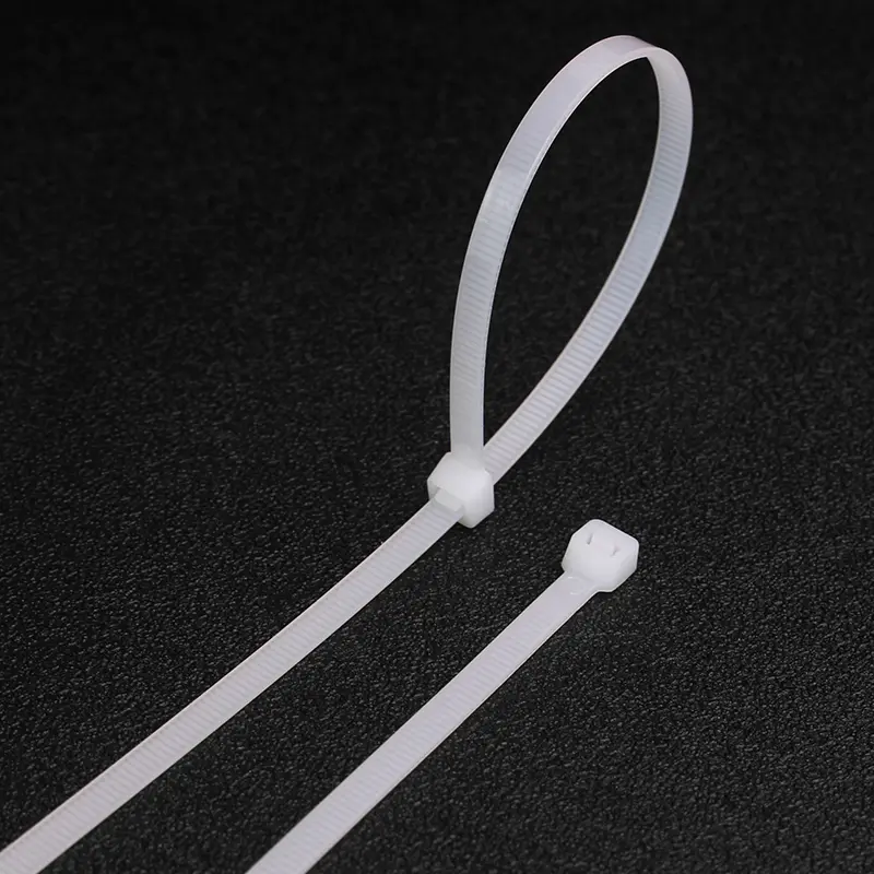 100pcs/bag Cable Tie Self-locking Plastic Nylon Tie White Organiser Fasten Cable Wire Cable Zip Ties - Image 6