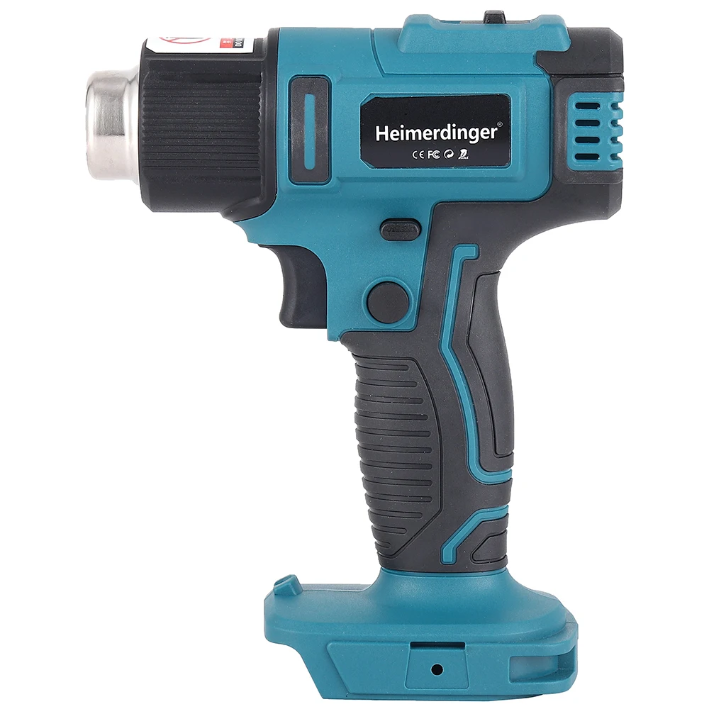 18V Cordless Heat Gun Shrink Wrapping Tool Hot Air Gun Air Dryer Soldering Thermal Blower compatible BL1830 1840 1850 1860 6