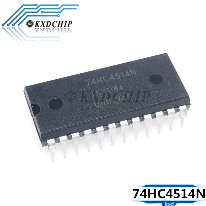 2 шт./лот 74HC4514N 74HC4514 DIP-24 Новый и оригинальный | Электронные компоненты