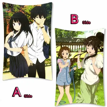 

Anime Hyouka Oreki Houtarou Dakimakura Hugging Body Pillow Case Otaku Cushion Sexy Double-sided Print Pillow Cover 35x55cm