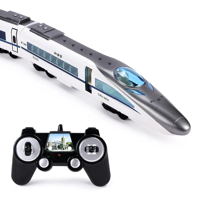 115CM Length Real Restore Simulation High Speed RC Train One Key Open Door Station Anouncement Sound Subway Model Children's Toy 5