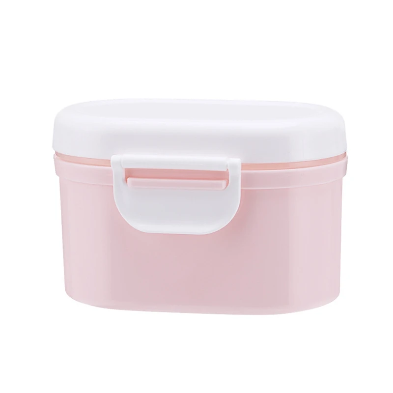 Pink S Детская коробка для хранения молока, портативный дорожный дозатор для сухого молока для малышей, герметичный контейнер для детского питания, Детская коробка для хранения еды - Цвет: Pink S