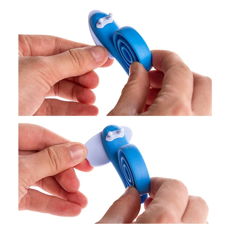 Windproof Cartoon Snail Shape Door Stopper Revolving Freely Door Stopper Safety Proof Child Finger Protection Door Stopper