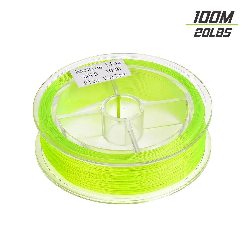 100 м Fly леска 20LBS USB кабель с нейлоновой оплеткой для Fly Line Fly рыбалка катушка линия поддержки линия De наживки рыболовные PESCA приманки - Цвет: 4