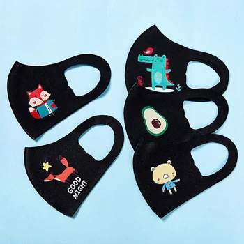 

Mask Filter Anti Pollution Windproof Kids Cartoon Mouth Mask Printing Dustproof Breathable PM2.5 Face Mask Fast Shipping