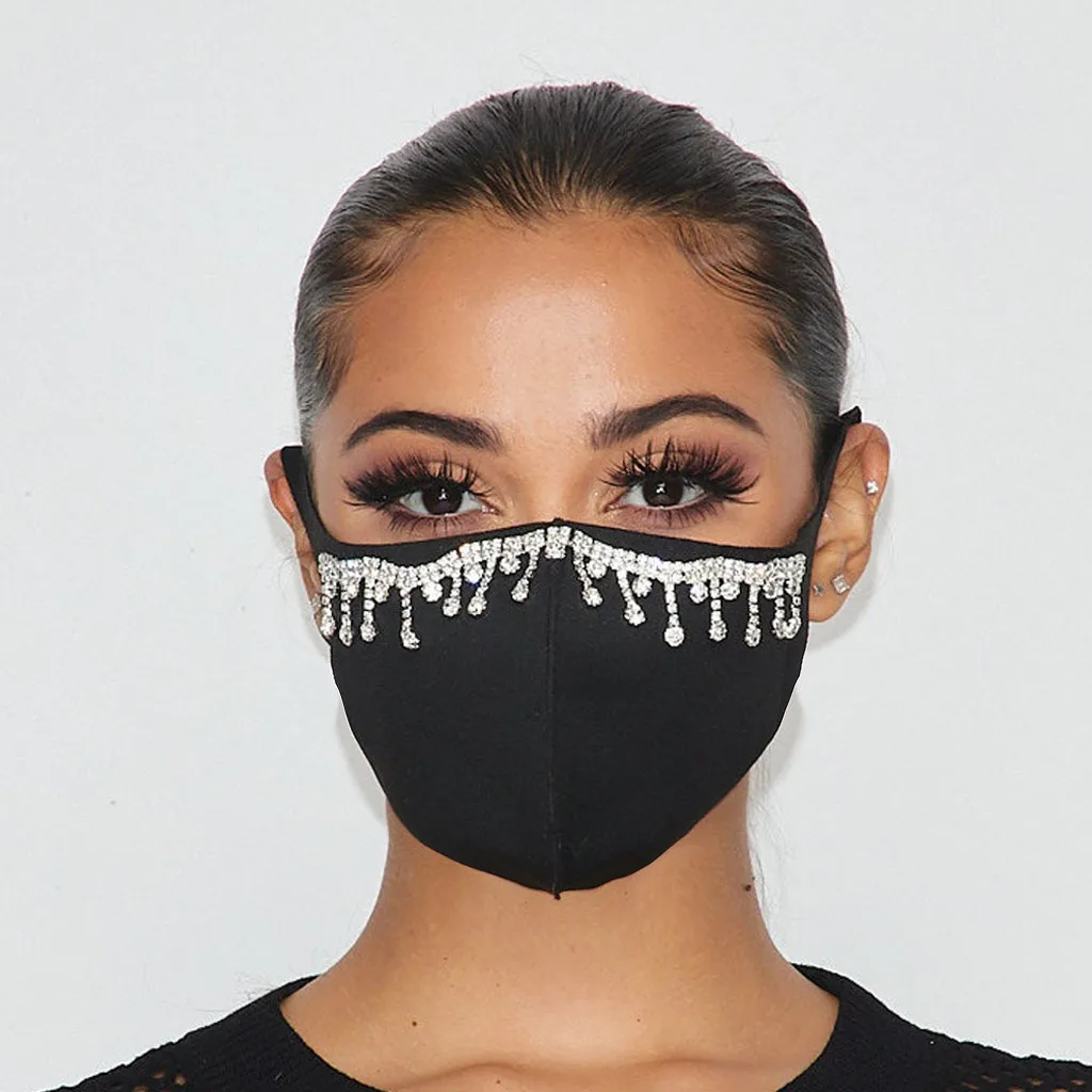 Mascarilla маска для маскарада модная аппликация дышащая рта унисекс защиты лица