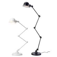 Скандинавские европейские ретро торшеры, стоячие, для спальни, промышленные, для гостиной, для кабинета, механические ручки, четыре напольных светильника, светильники