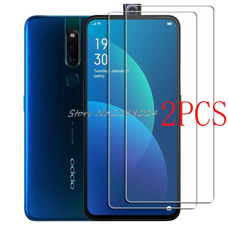 

Закаленное защитное стекло для OPPO F11 Pro, 2 шт., 6,5 дюйма