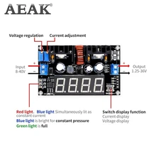 VHM-101 цифровой дисплей DC 5A 180 Вт регулируемый CC CV понижающий источник питания модуль зарядки аккумулятора Напряжение Амперметр светодиодный драйвер