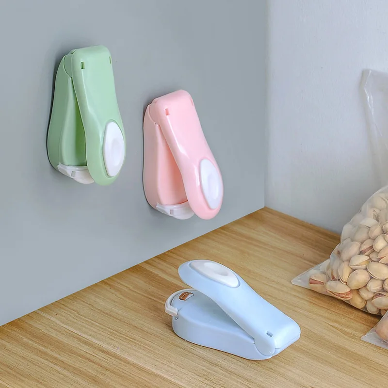 Mini Thermal Soldering Iron Portable Food Saver Plastic Vacuum Sealer Close Bag Heat Machine Manual for Packages Closure Clip | Дом и сад