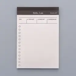 2 шт. небольшой бумажный блокнот для заметок ежедневник офисный стол список для проверки список для школы Студенческие офисные