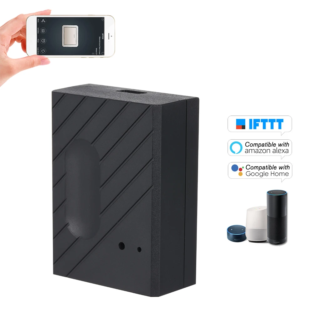 Controlador inteligente WiFi para abrir puertas de garaje, Compatible con Alexa Echo, aplicación de Google Home, Control remoto inteligente eWeLink