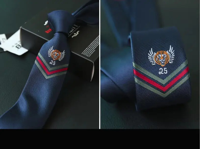 Классические галстуки мужские вышитые corbatas para hombre галстук бизнес формальный свадебный галстук 5 см полоса шеи галстук рубашка платье аксессуары - Цвет: 022