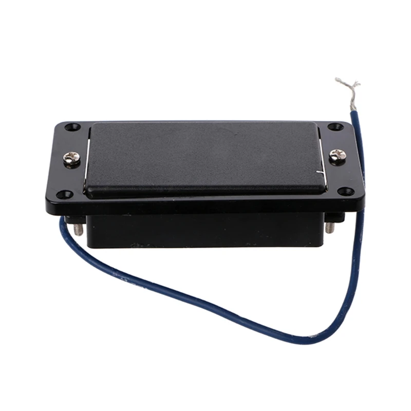 Звукосниматель для гитары хамбакер шейный мост с рамкой для LP Black 6String Q6PB