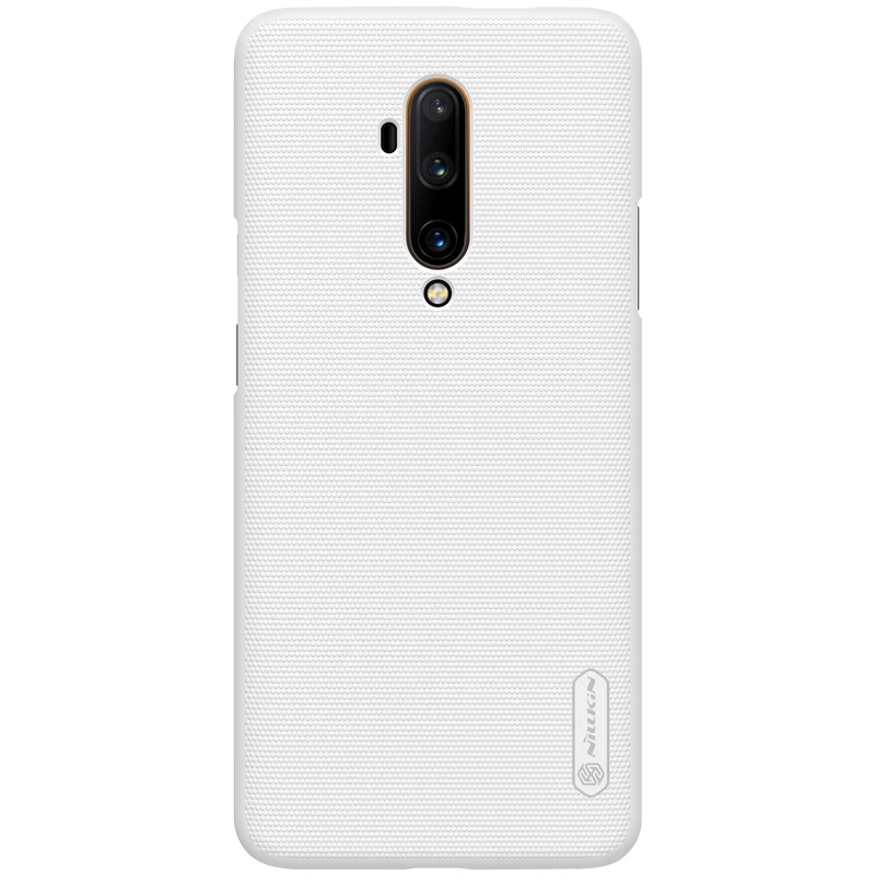 Для Oneplus 7T 7 Pro чехол Nillkin Super Frosted Shield Жесткий ПК Тонкий чехол-накладка для OnePlus 7T 7 Pro 6 6T 5 3 5T чехол для телефона - Цвет: White