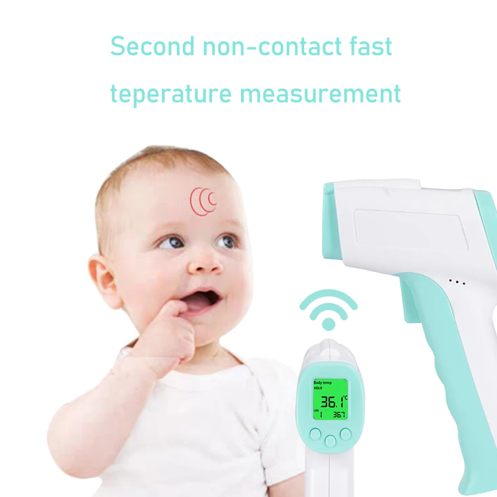 

Baby Adult Infrared Digital Thermometer Forehead No Touch Thermometers Health Care Tool Body Temperature Fever Measure Tool