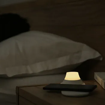 

Wire Charging Home Bright LED Slim Table Fast Decoration ABS Rechargeable Portable Magnetic Suction Night Light