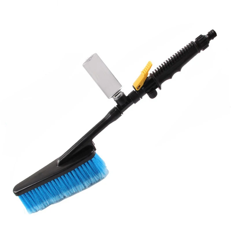 Car Wash Brush Auto Exterior Long Handle Water Flow Switch Foam Bottle gun Car Cleaning Brush Gun Car Cleaning Tool Superfine