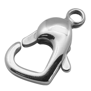 

50pcs 8.5x15mm 304 Stainless Steel Lobster Claw Clasps jewelry making DIY Supplies Accessories Wholesale F70