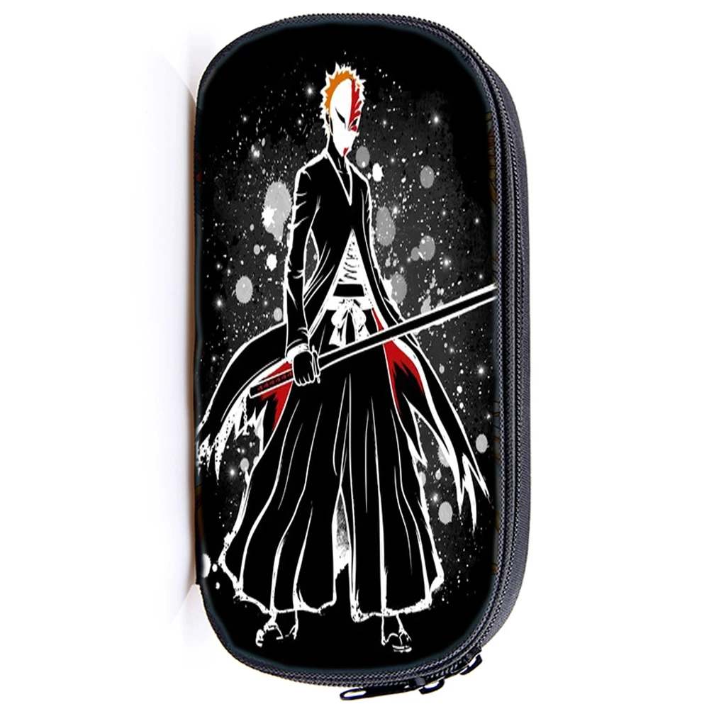 BLEACH, косметички Kurosaki Ichigo для мальчиков и девочек, детский чехол-карандаш, школьные сумки для хранения, модная косметичка