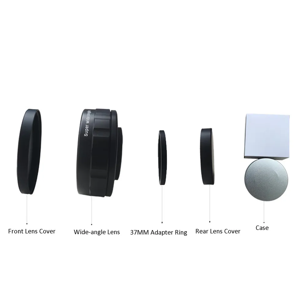 

For Sony ZV1 Camera Quick Release Wide-angle Additional Lens w/ 37MM Adapter Ring for Sony ZV1 Camera Accessories