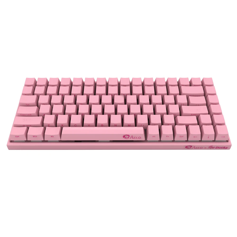 AKKO 84 ключ проводной usb type-C клавиатура с боковым принтом клавишные колпачки pbt Вишневый выключатель MX Механическая игровая клавиатура для ноутбука ПК