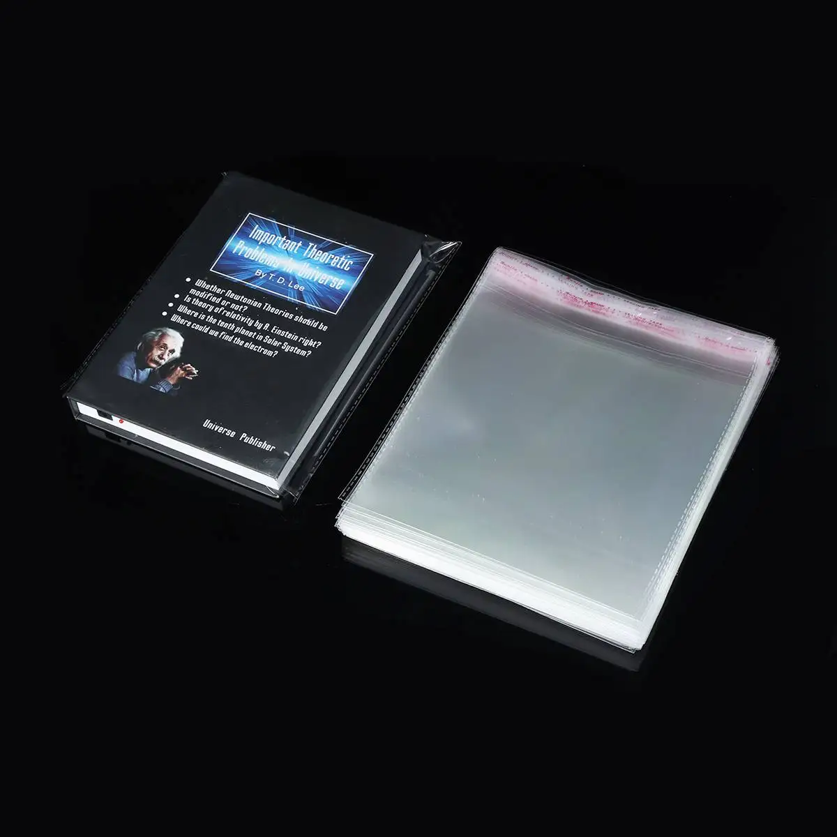 100Pcs 19cm OPP Record Protecter LP Record Plastic Self-adhesive bag Anti-static Records Outer Inner Clear Cover Container