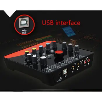 

1 Set Upod Pro Professional External Sound Card USB 2.0 Recording Interface 28TE