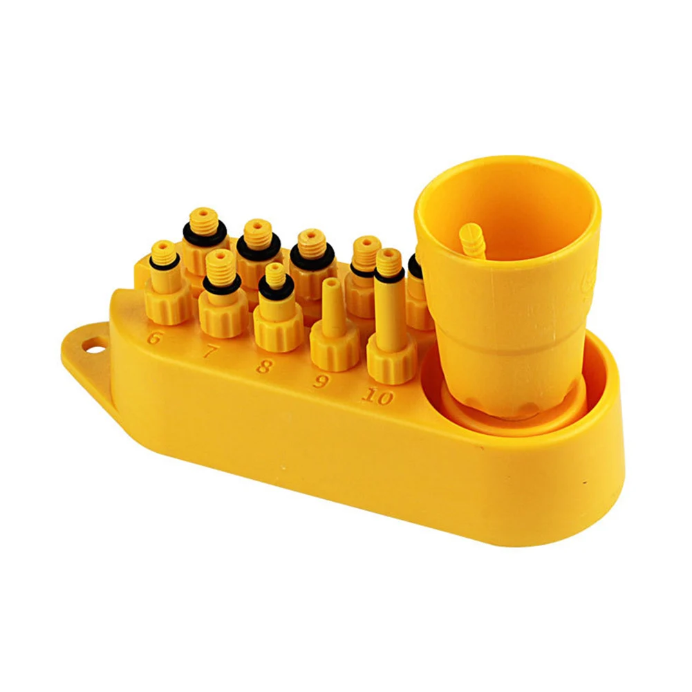 

Repair Yellow Easy Install Plastic Connector Universal Portable Oil Funnel Bleed Adapters Set Tools Hydraulic Disc Bike Brake