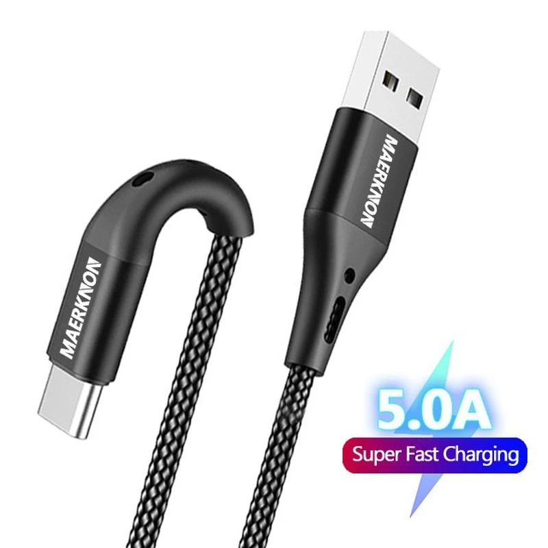 3A microUSB Cables /5A Type C Cable Fast Charging Date For Huawei P40 Xiaomi Redmi  Mobile Phone Android Charger Micro USB cable