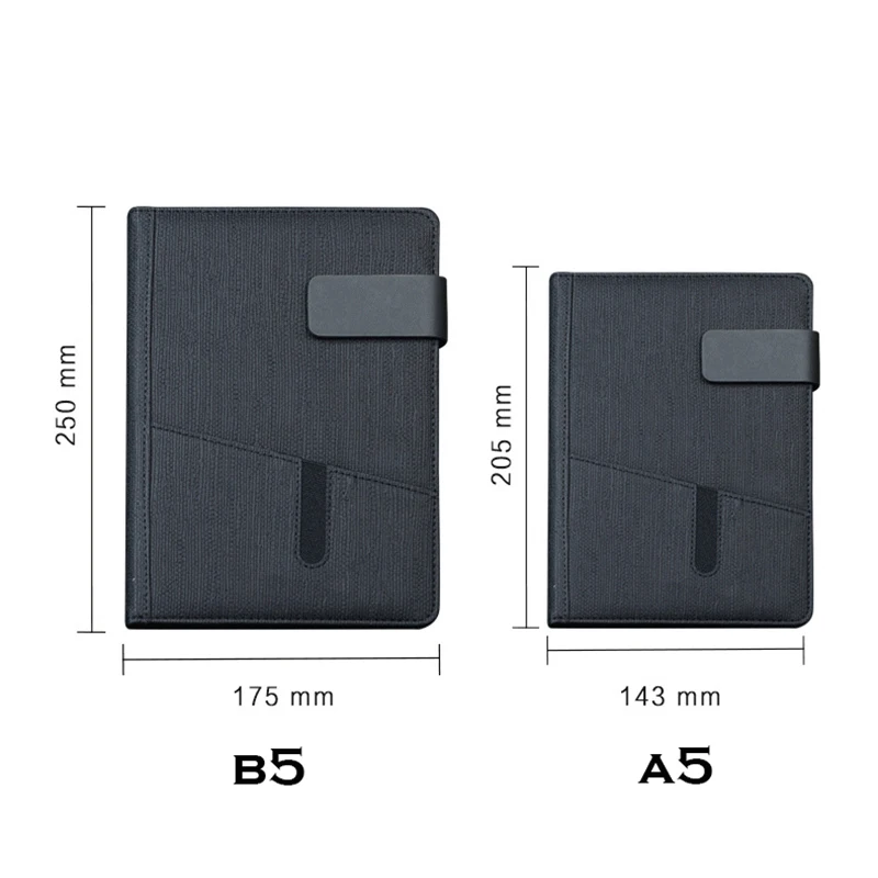 A5 Buckle Bullet Journal Notebook stationery Leather business meeting record Paper Line page Notepad Planners School agenda