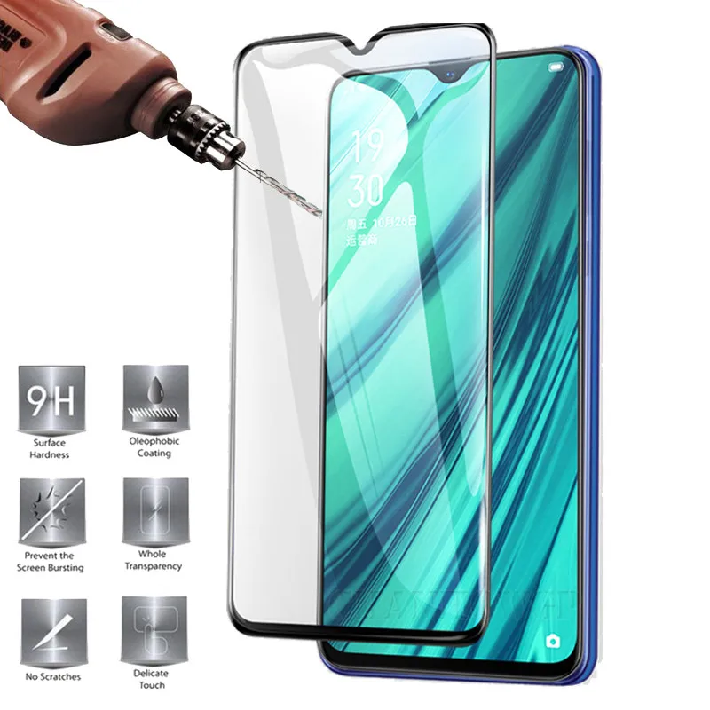 Закаленное стекло 9H для Xiaomi Redmi K20 7A 6A Note 7 6 Pro Go с полным покрытием Mi 9T A2 A3 Lite Pocophone F1 |