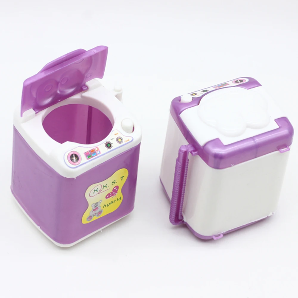 1PCS Furniture Washing Machine For 1/6 bjd BarbieDoll House Baby Toys Doll Accessories