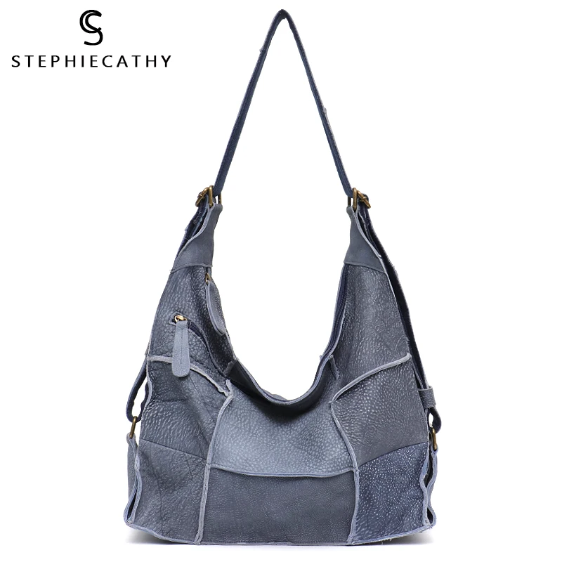 Sc Retro Lederen Schoudertas Voor Vrouwen Grote Vintage Lederen School Meisje Messenger Bags Patchwork Causale Knapzak Sc Retro Lederen Schoudertas Voor Vrouwen Grote Vintage Lederen School Meisje Messenger Bags Patchwork Causale Knapzak